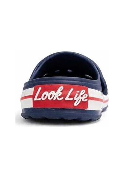 Look Life Unisex Lacivert Cross Sabo Eva Günlük Kapalı Terlik 214