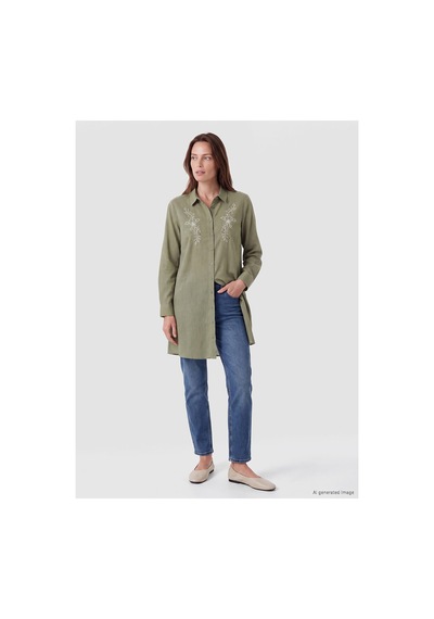 LC Waikiki Alıta Cıty Farkıyla Lcw Grace Yeşil Nakışlı Kadın Gömlek Tunik Yesil - 931522876 Yesil LC Waikiki Alıta Cıty Farkıyla Lcw Grace Yeşil Nakışlı Kadın Gömlek Tunik Yesil - 931522876 Yesil