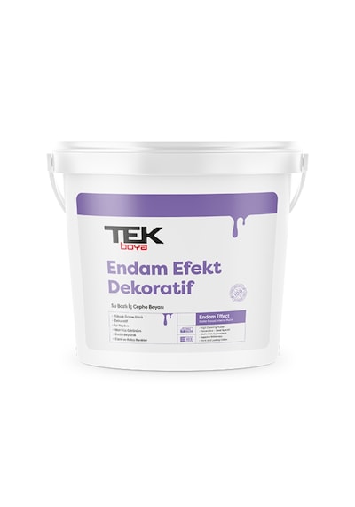 Tek Endam Dekoratif Sedef Efektli Boya 2,5 Lt Altın 2,5 Lt