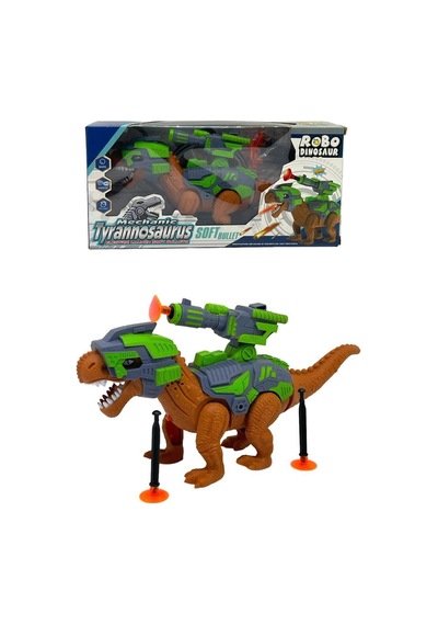 Mechanic Tyrannosaurus Dinazor Robot Vantuz Dart Atan Sesli Işıklı Oyucak