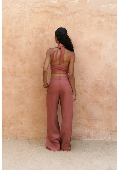 Mai Collection Mai Studios Co. Lvdovila Tarçın Keten Crop Yelek Pantolon Takım Tarçın Mai Collection Mai Studios Co. Lvdovila Tarçın Keten Crop Yelek Pantolon Takım Tarçın