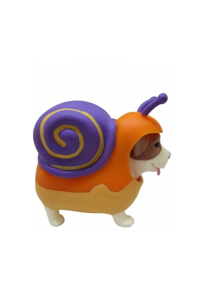Dress Your Puppy Kostümlü Esneyen Figürler Köpek Salyangoz Jack R