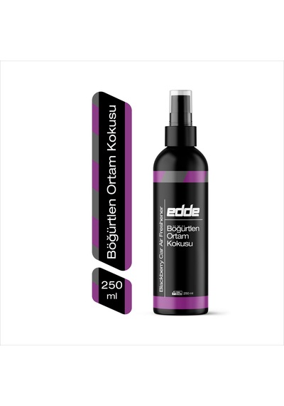 Edde Böğürtlen Kokulu Araba Araç Oto Ortam Kokusu Araç Içi Kokuları Oto Parfümü 250 Ml Oto Detailing 250ml
