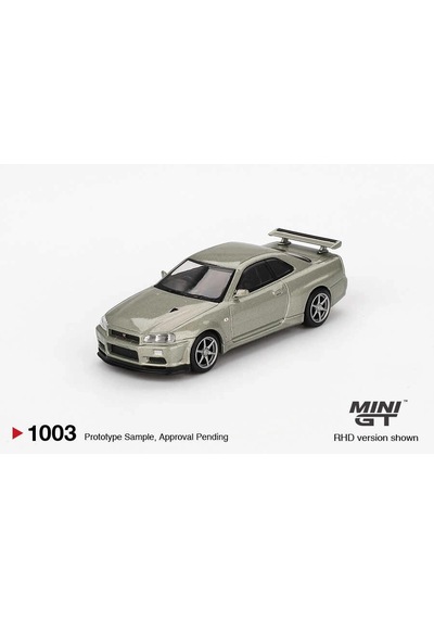 Mini Gt 1/64 Nissan Skyline Gt-r R34 V-spec Iı Nür Millenium Jade Mgt01003 Çok Renkli