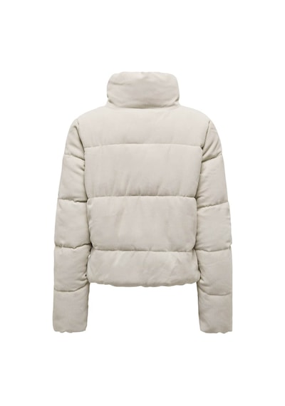 Only Dolly Corduroy Puffer Dik Yaka Bej Kadın Mont 15304768 Bej