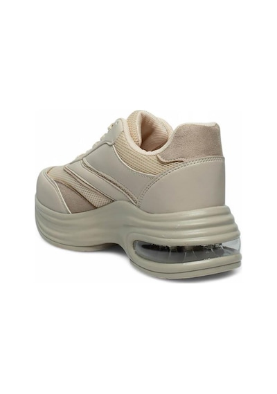 Bluefeet Drk Bej Fileli Kadın Sneaker Spor Ayakkabı Bej
