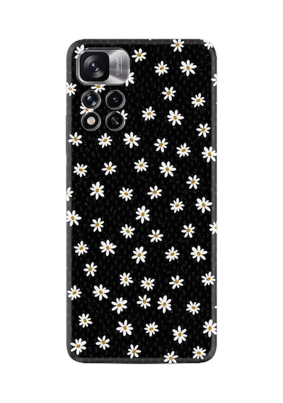 Xiaomi Redmi Note 11 Pro Plus 5g Kılıf Resimli Desenli Silikon Platinium Series Papatyalar 1866