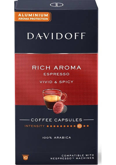 Davidoff Nespresso Uyumlu Kapsül Kahve Seti Espresso - Rich - Intense Kapsül Kahve