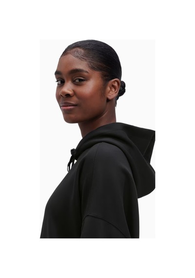 On Relaxed Hoodie Lumos Kadın Kapüşonlu Sweatshirt Siyah
