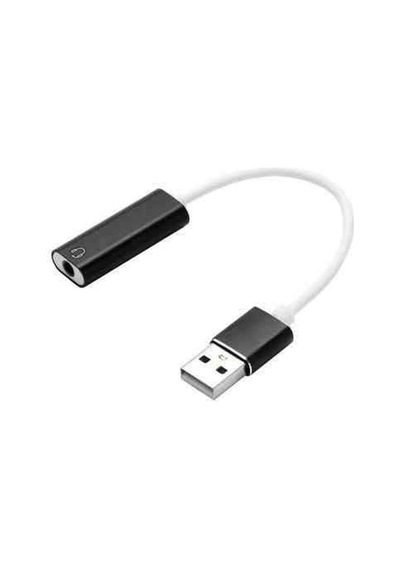 Usb Den Mikrofonlu Kulaklık Çevirici Usb To 3.5 Mm Jack Playstation Uyumlu Bilgisayar Ses Kartı Kablosu 3.5 Mm Jack