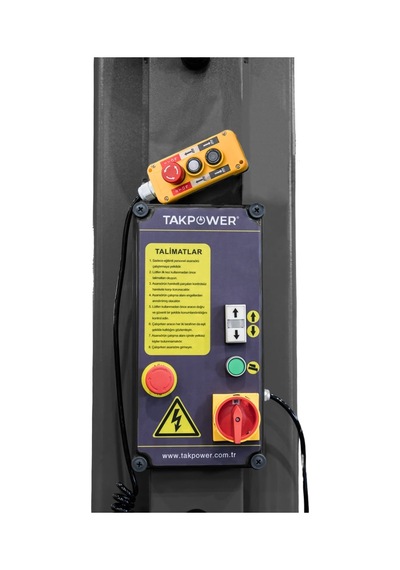 Takpower 5 Ton İki Sütunlu Alttan Bağlantılı Tam Otomatik Araç Kaldırma Lifti