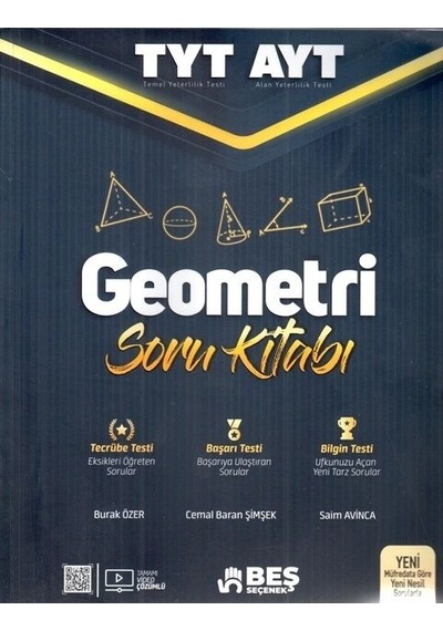 Beş Seçenek Yks Tyt Ayt Geometri Soru Kitabı Yeni