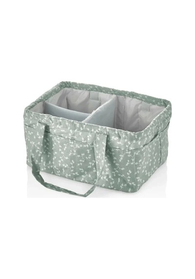 Şık Katlamalı Anne Bebek Organizer 795 Yeşil Çiçek