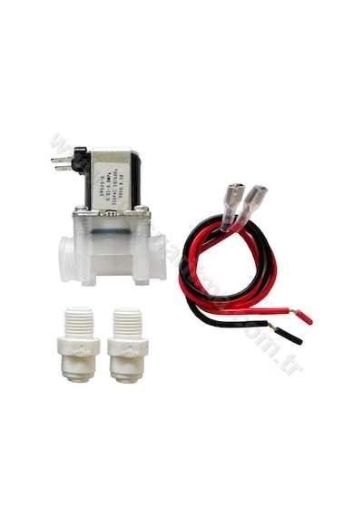 220 Volt Ac Plastik Solenoid Vana