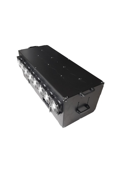 RigBu Kapalı Mining Rig Kasası SK101 Fanlı Siyah