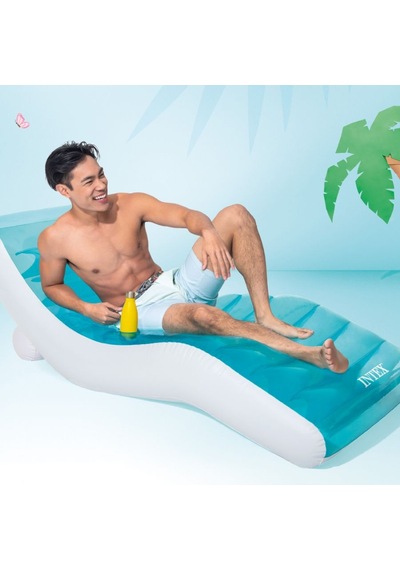 Intex Splash Şişme Koltuk Yatak 191 Cm Şişirilebilir Şezlong Ya Çok Renkli