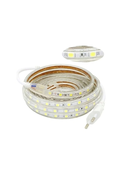 Hortum Esnek 220v Şerit Led Kırmızı 2 Metre 2 Metre