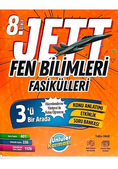 8. Sınıf Fen Bilimleri Fasikülleri Jett