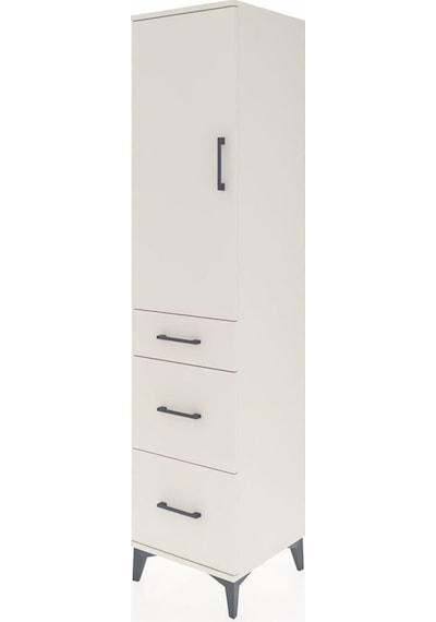 Hyperion Dolap Tek Raflı 3 Çekmeceli Tek Askılı 44x44x195 Aytaşı-aytaşı Aytası