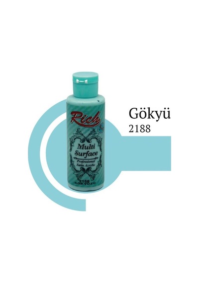 Rich Multi Surface 2188 Gökyüzü Akrilik Boya 120 Cc - Uxfo-286094 Renkli
