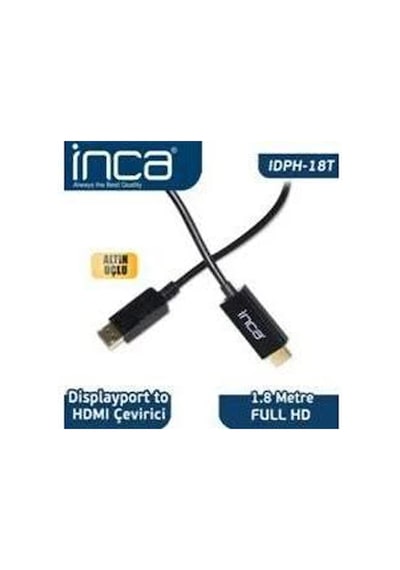 Inca Idph-18t Displayport To Hdmı Kablo 1.8mt Kdo