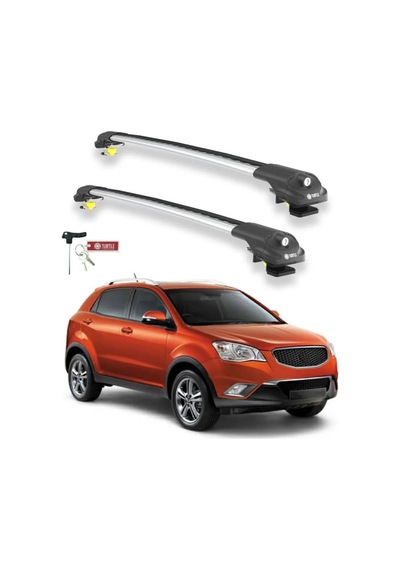 Turtle Ssangyong Korando C200 2010-2019 Ara Atkı Air1 Gri