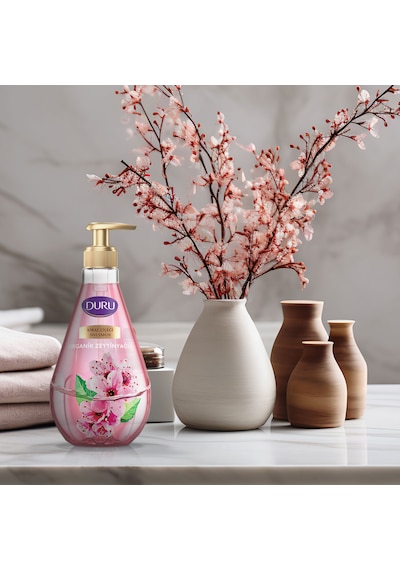 Duru Organik Zeytinyağlı Kiraz Çiçeği Sıvı Sabun 2 x 1500 ML + 500 ML