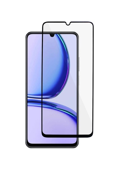 Forzacase Realme C53 İle Uyumlu Çerçeveli Tam Kaplayan Temperli Ekran Koruyucu - Fc003