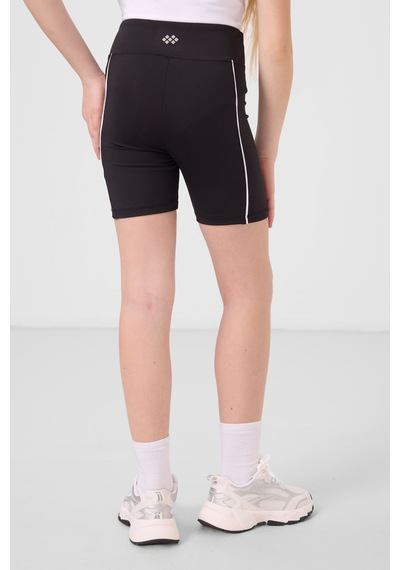 Tommylife Siyah Esnek Standart Fit Basic Performans Kız Çocuk Tayt - 75189 Siyah