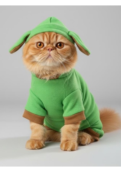Matcha Bunny Kedi Tulumu,kıyafeti