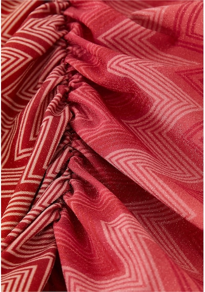 Missoni Zigzag Desenli Mini Etek Açık Pembe