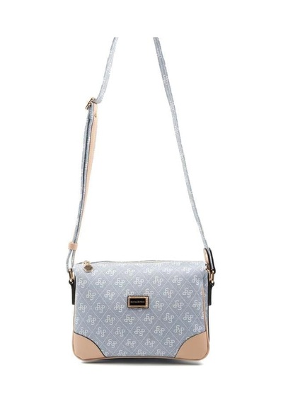 Silver Polo Sp784 Kadın Çapraz Çanta Monogram Mavi-ten