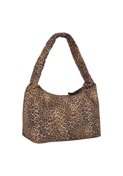 Tommy Hilfiger Tjw Urban Leopard Hobo Kadın Çanta-9502 Kahverengi