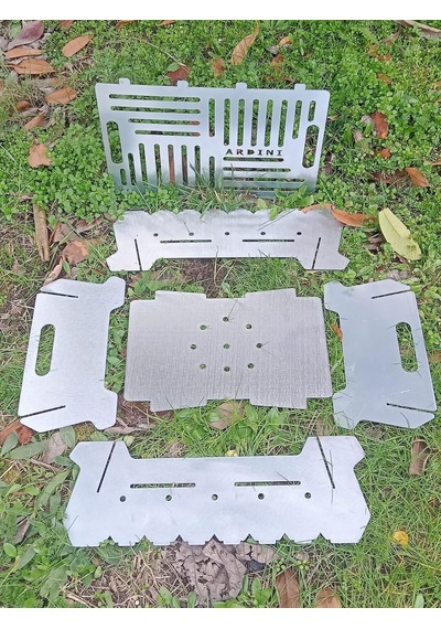 Portatif Pratik Katlanabilir Mangal 41x25 Cm Diğer