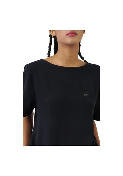 United Colors Of Benetton Kadın T-shirt Bnt-w21066 SIYAH