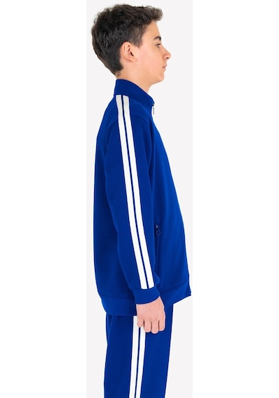 Lescon Açık Lacivert Çocuk Fermuarlı Sweatshirt 23n-3119