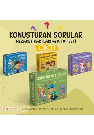 Nezaket Kartları Ve Kitap Seti - Eğlenceli Oyun