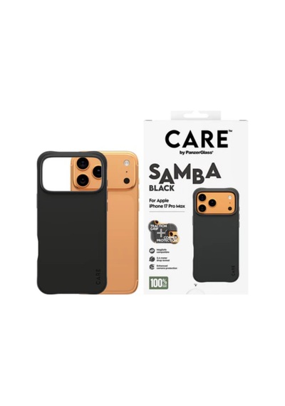 Care By Panzerglass Apple Uyumlu iPhone 17 Pro Max Samba Siyah Magsafe Kılıf Siyah