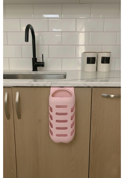 Pembe Plastik Poşetlik Saklama Ve Düzenleme Kutusu Plastik 35 X 27 X 22 Pembe Tr Diğer