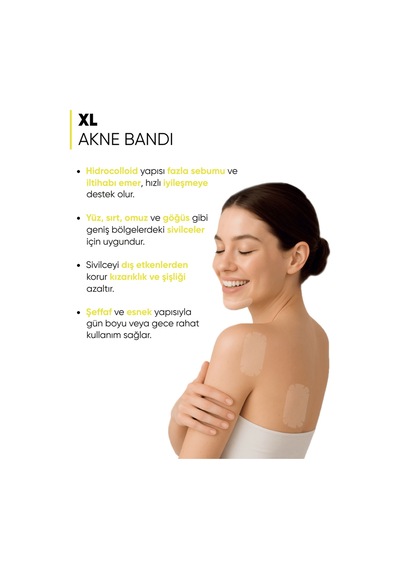 Mia Klinika XL Yüz ve Vücut Akne Bandı