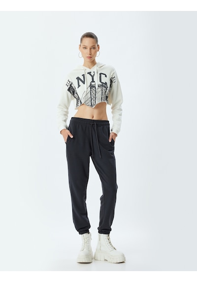 Koton Jogger Eşofman Altı Cep Detaylı Beli Bağcıklı Nervürlü Rahat Kalıp Antrasit 5wal40026ık Antrasit Koton Jogger Eşofman Altı Cep Detaylı Beli Bağcıklı Nervürlü Rahat Kalıp Antrasit 5wal40026ık Antrasit