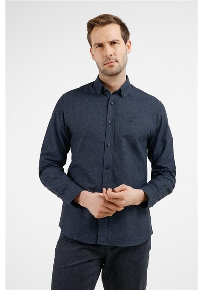 İmza Lacivert - Mavi Düğmeli Yaka Uzun Kol Cepsiz Slim Fit Pamuklu Gömlek 1004255233 Lacivert - Mavi İmza Lacivert - Mavi Düğmeli Yaka Uzun Kol Cepsiz Slim Fit Pamuklu Gömlek 1004255233 Lacivert - Mavi