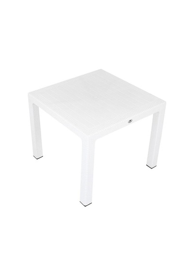 Mandella 90x90 Elit Rattan Masa Beyaz Diğer