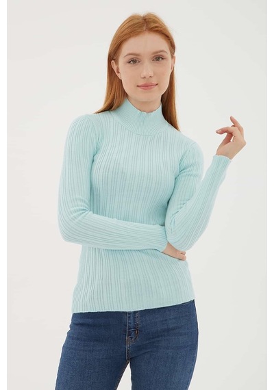 Fashion Friends Kadın Kazak Mint Yeşili 23k0389k1 24ke21000007 E2184 Mint