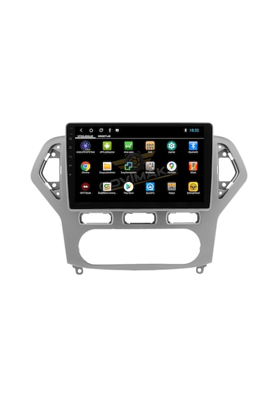 Govimaks Ford Mondeo 2007-2012 Uyumlu Sılver Grey 4 Gb Ram 64 Gb Hafıza Android Multimedia Teyp 10.1"