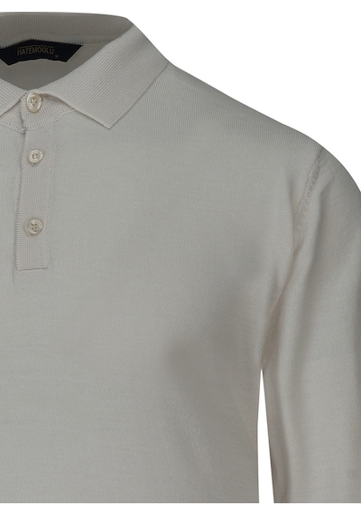 Hatemoğlu Taş Regular Fit Polo Yaka Yünlü Kazak 2982364 Taş
