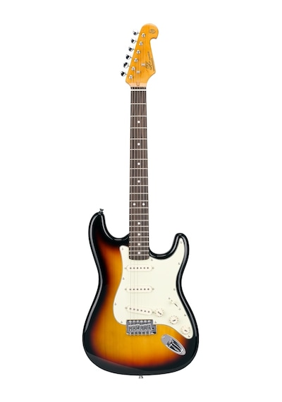 Sx Sst62+ 3Ts Stratocaster Elektro Gitar (Kılf+Askı+Jak+Pena)
