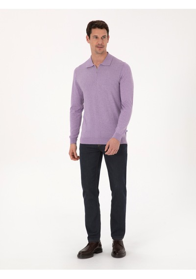 Cacharel Mor Regular Fit Kazak Pembe