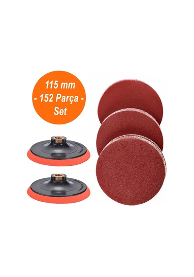 Ugr-Nikon Cırt Zımpara Seti 115 Mm 40-320 Kum (152 Parça)