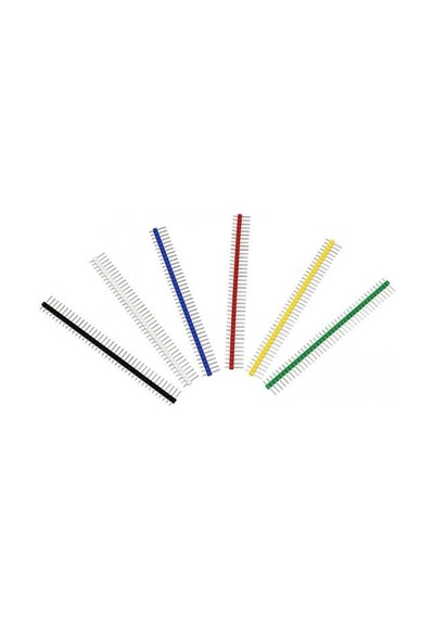 Kırmızı Header Erkek 1X40 Pin - 2.54 Mm Tek Sıra
